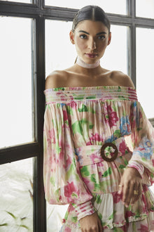 Rococo Sand | Alora Short Dress | Multicolor