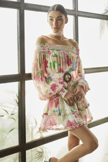 Rococo Sand | Alora Short Dress | Multicolor