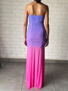 Rococo Sand | Blake Long Dress | Purple/Pink Ombre