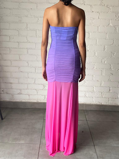 Rococo Sand | Blake Long Dress | Purple/Pink Ombre