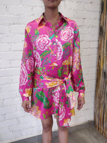 Rococo Sand | Chloe Short Dress | Fuchsia/Pink