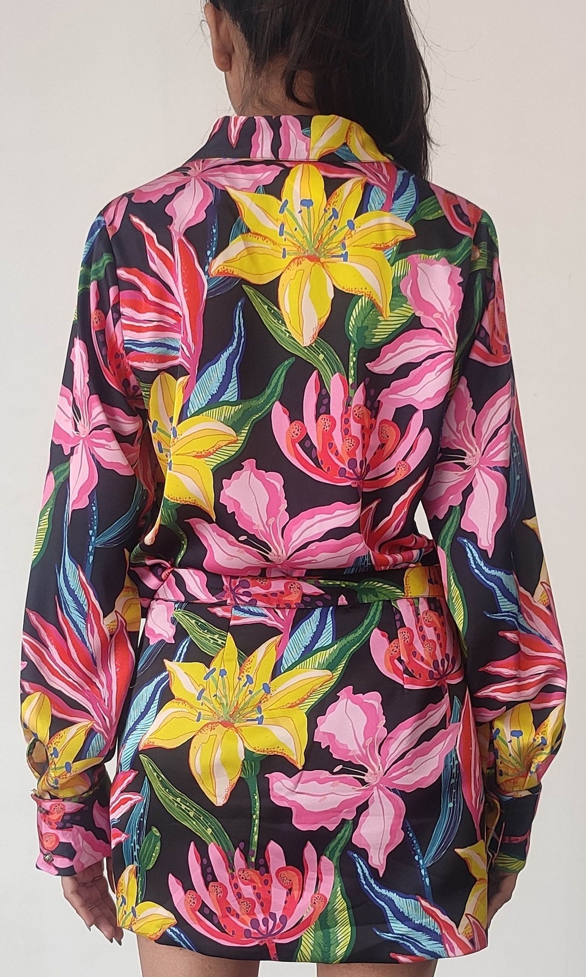 Womens | Chris Polyester Shirt | Black Multi