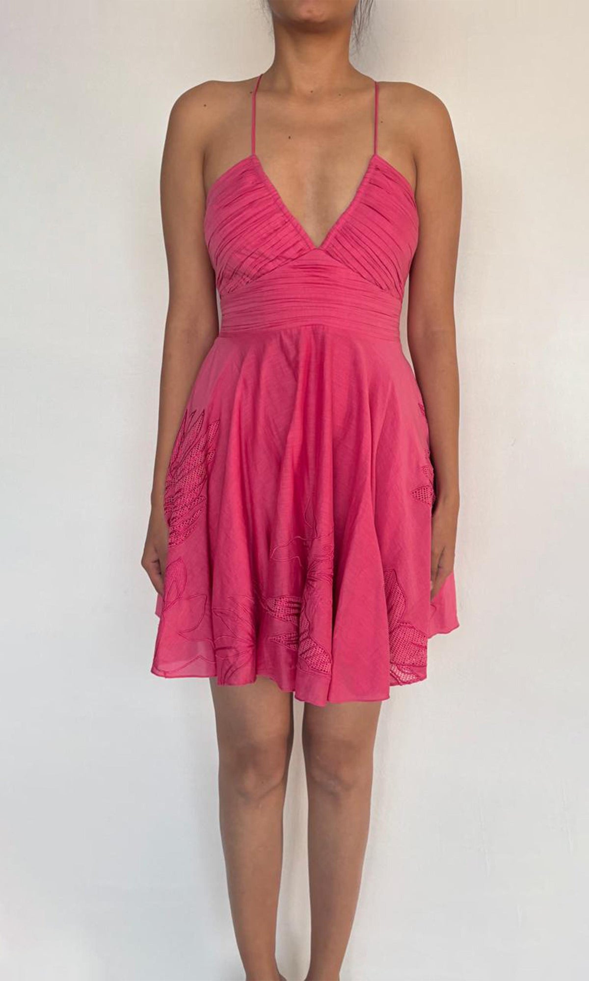 Rococo Sand | Cleo Cotton Short Dress | Pink
