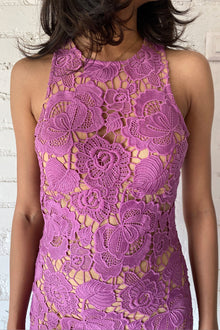 Short Dress | Lavender Garden