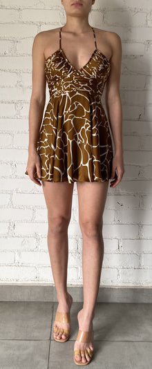 Rococo Sand | Fia Short Dress | Brown