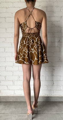 Rococo Sand | Fia Short Dress | Brown