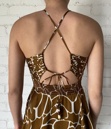 Rococo Sand | Fia Short Dress | Brown