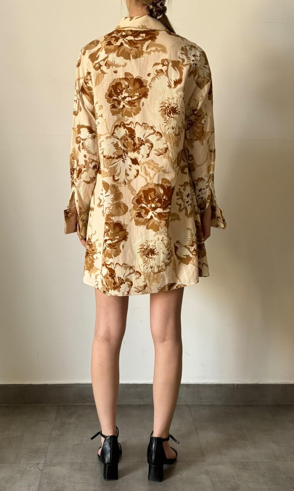 Rococo Sand | Inv Cotton Flex Long Sleeve Shirt | Beige Multi