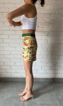Rococo Sand | Inv Viscose Georgtte Lurex Short Skirt | Multi