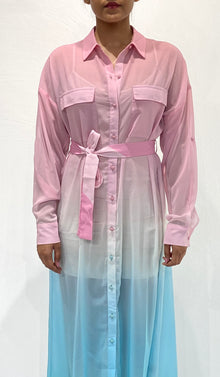 Rococo Sand | Ciel Shirt Long Dress | Multicolor
