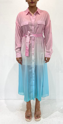 Rococo Sand | Ciel Shirt Long Dress | Multicolor