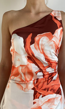 Womens | Jesse Polyester Satin Lycra Midi Dress | Beige