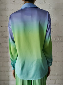 Rococo Sand | Kiki Shirt | Blue/Green Ombre