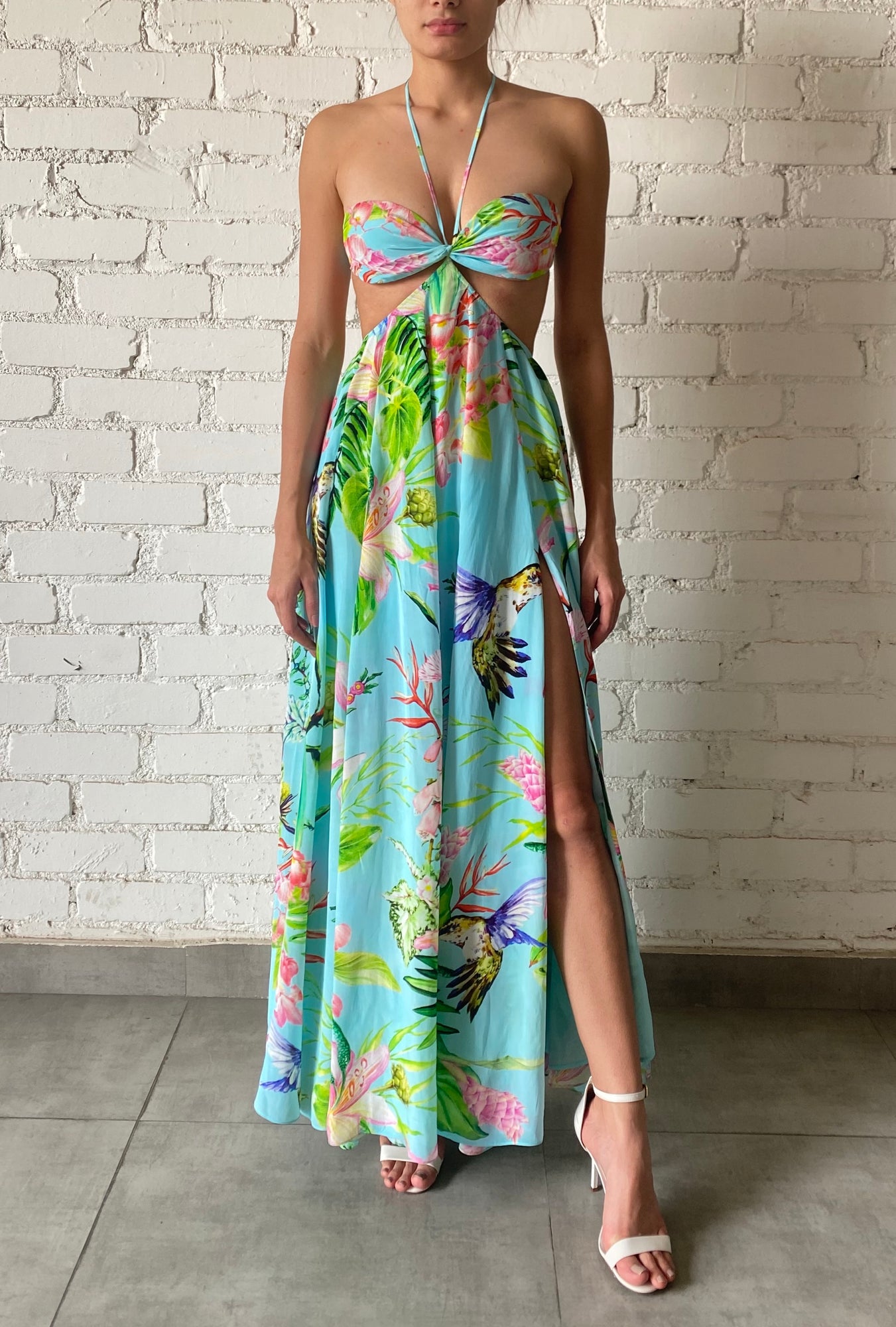 Rococo Sand | Loiss Maxi Dress | Turquoise