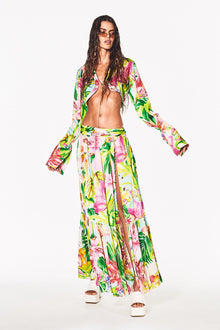 Top | Multicolor Hibiscus