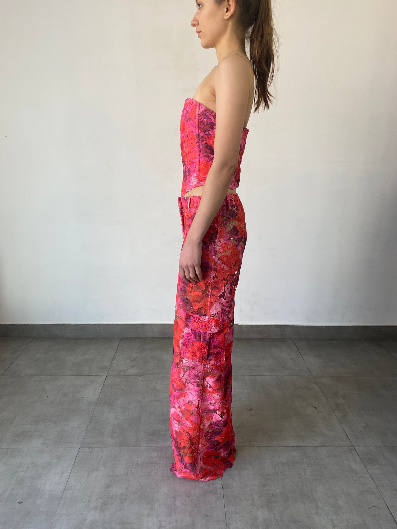 Rococo Sand | Mabel Cargo Pants | Pink