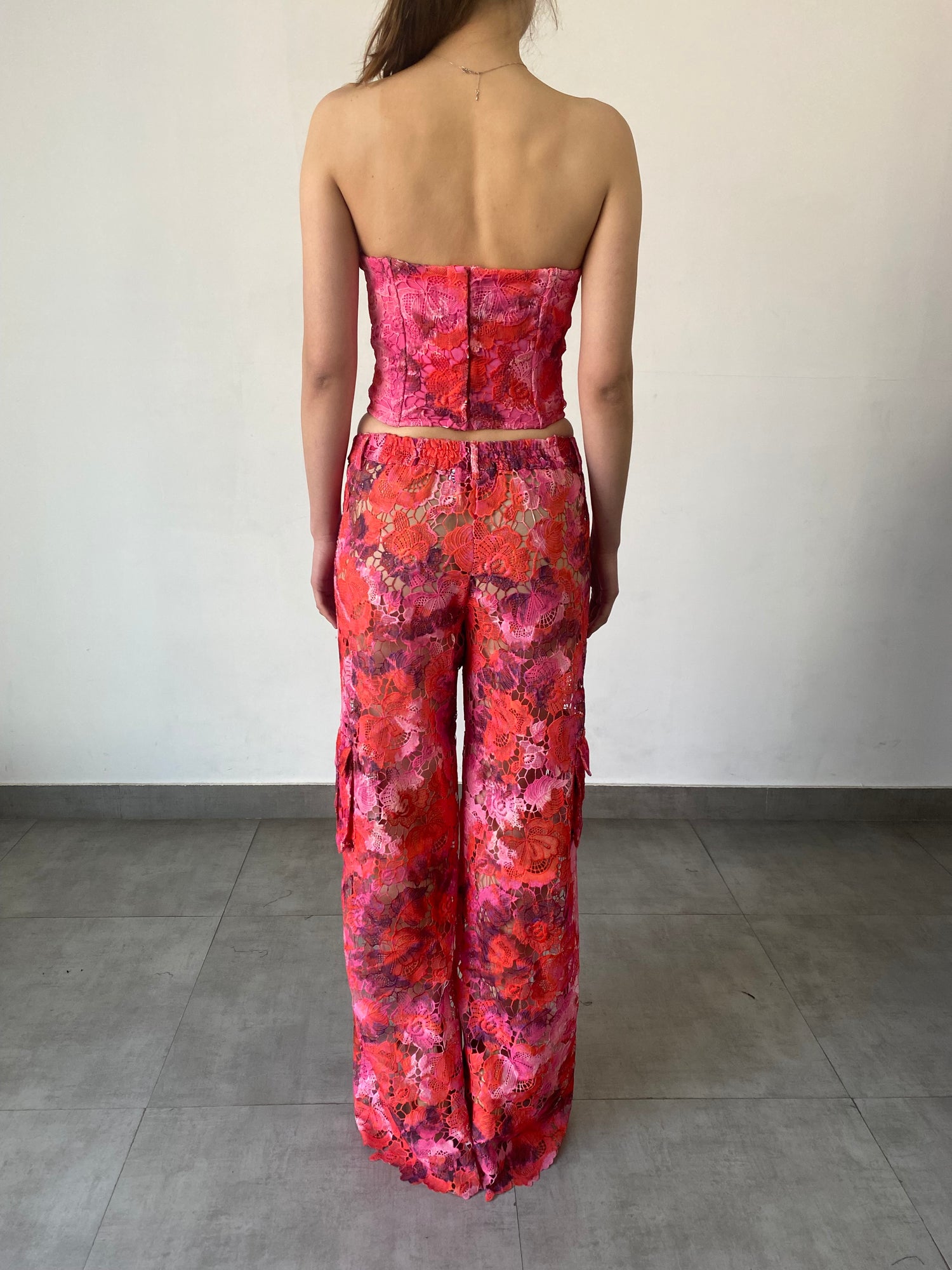 Rococo Sand | Mabel Cargo Pants | Pink