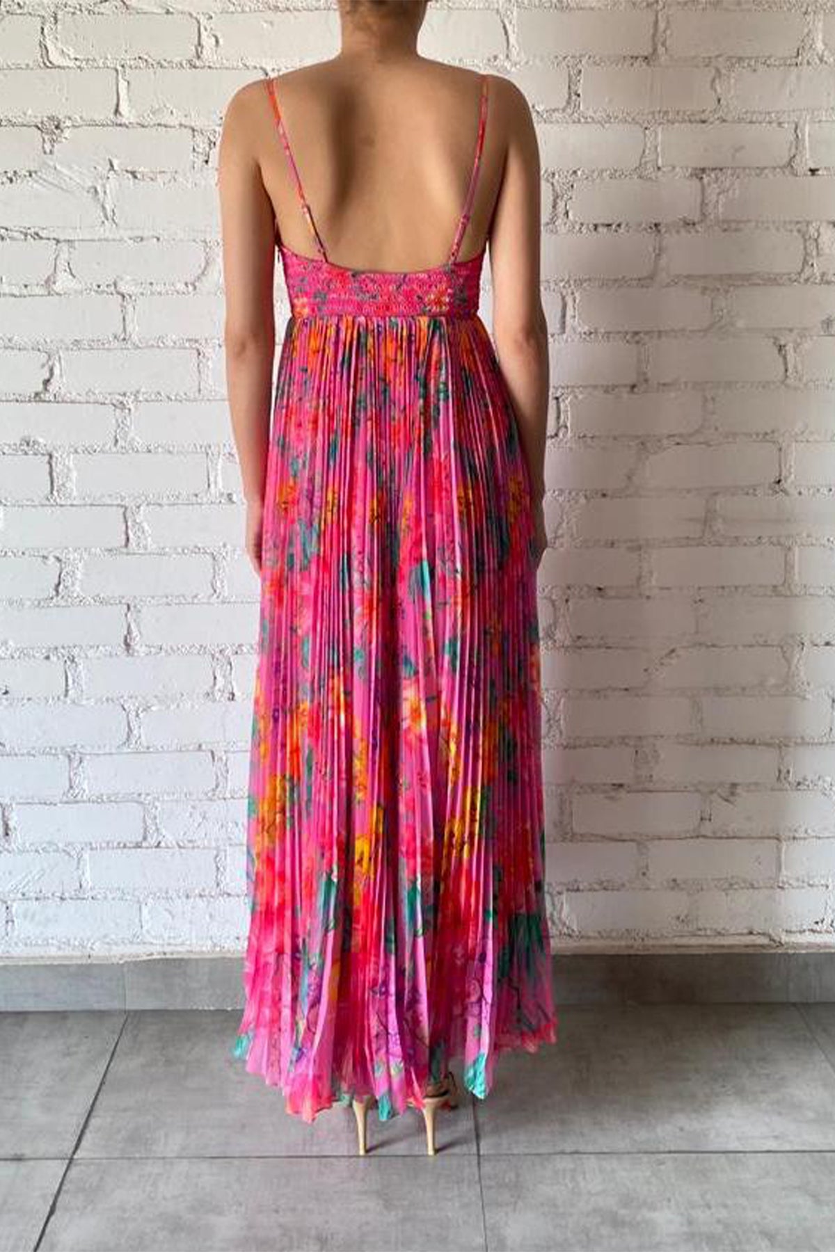 Maxi Dress | Pink Floral