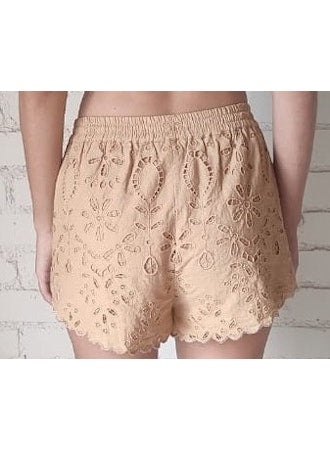 Rococo Sand | Moss Shorts | Nude