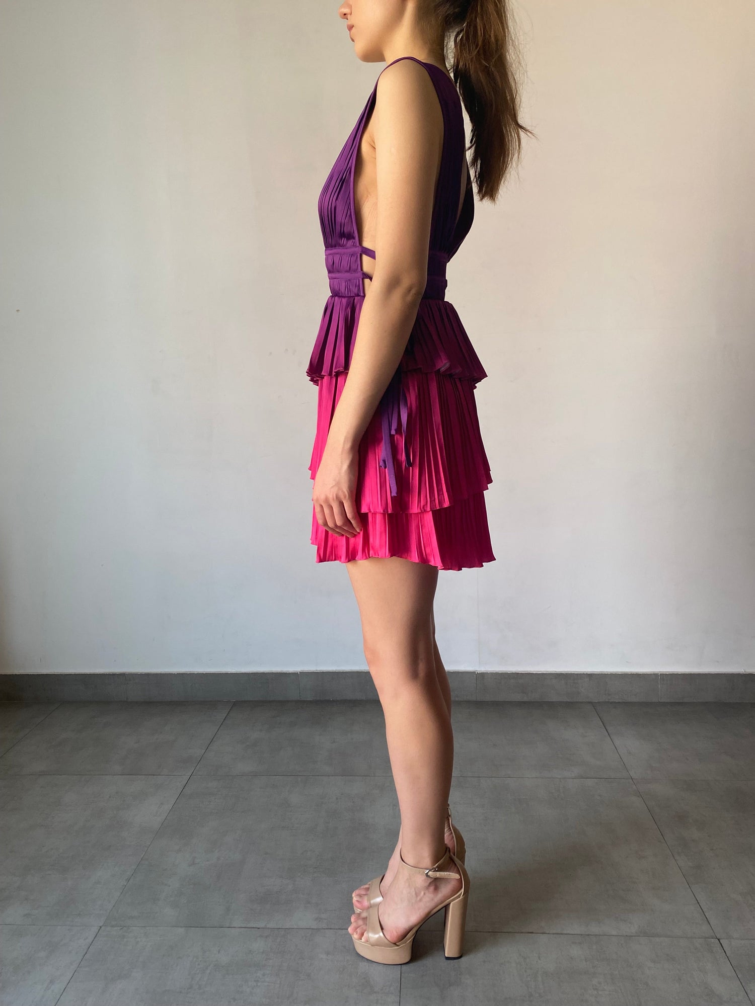 Short Dress | Pink/Purple