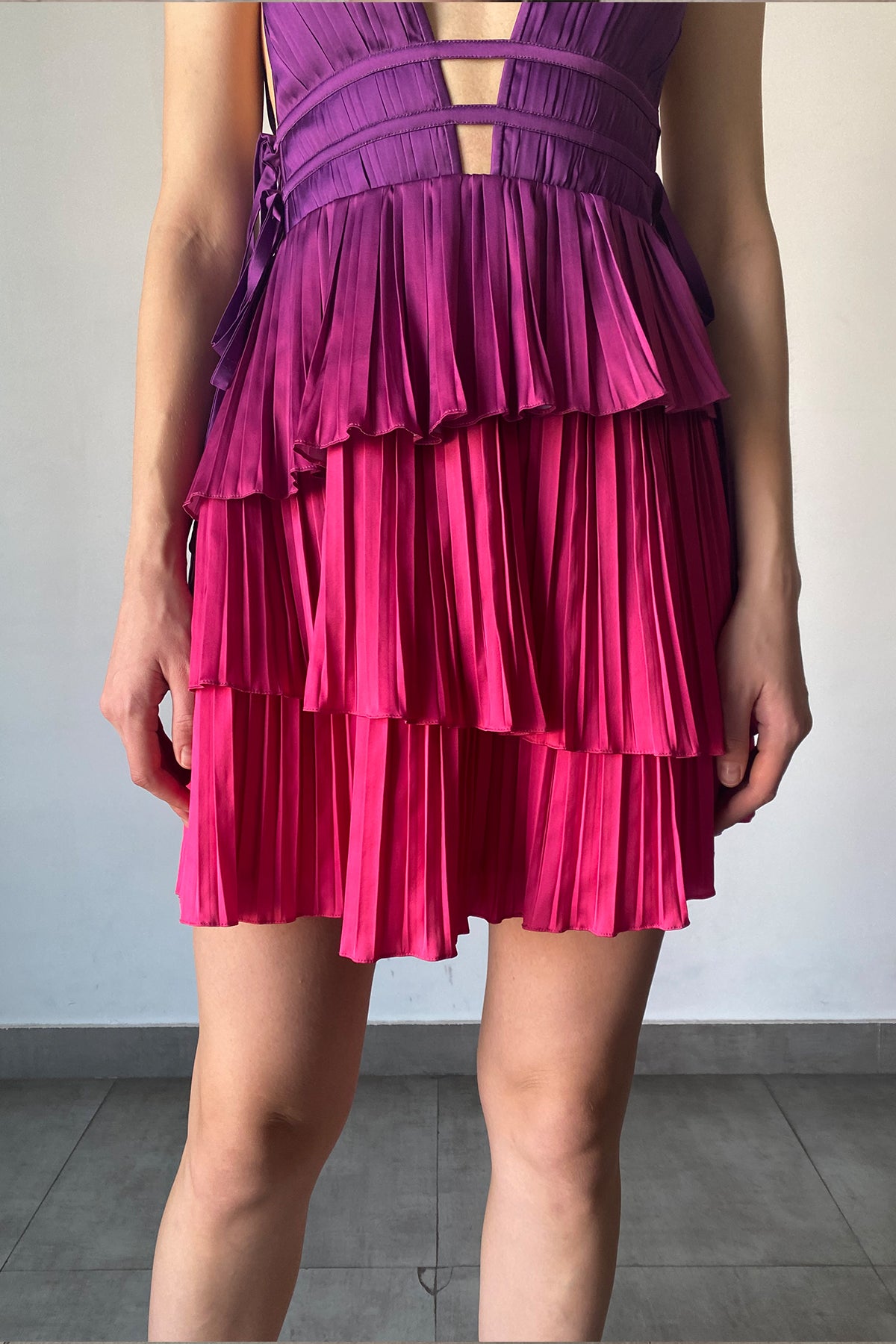 Short Dress | Pink/Purple
