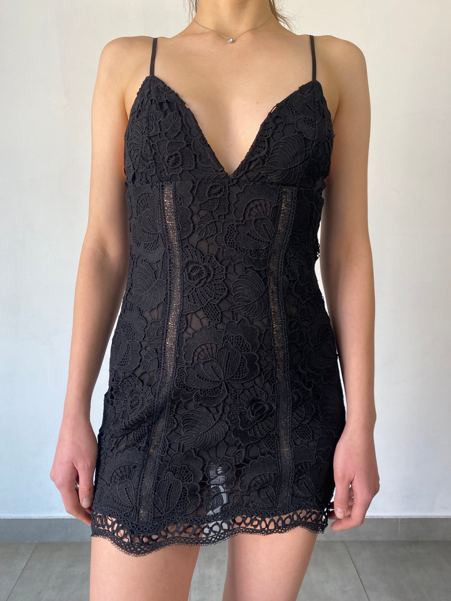 Rococo Sand | Paris Strapless Short Dress | Black