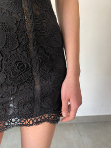 Rococo Sand | Paris Strapless Short Dress | Black