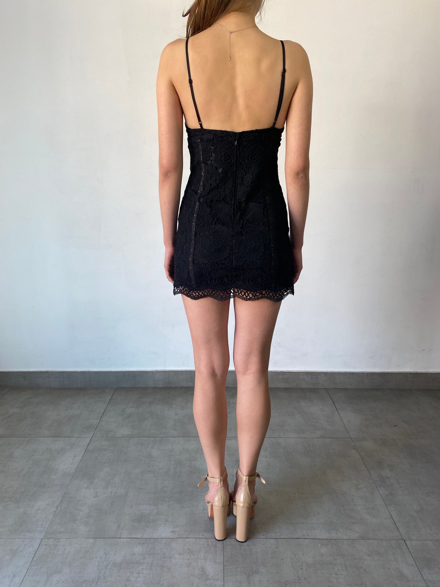 Rococo Sand | Paris Strapless Short Dress | Black