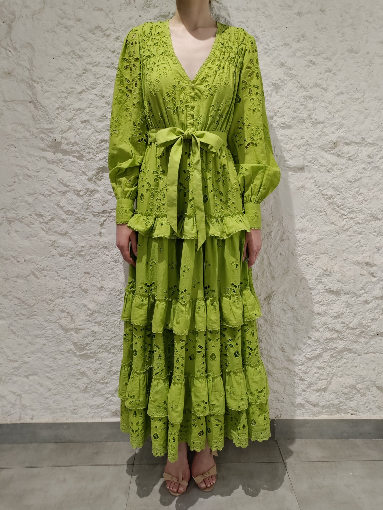 Rococo Sand | Sasha Long Dress | Green