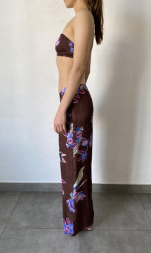 Womens | Shay Viscose Long Skirt | Brown