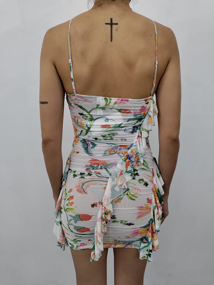 Rococo Sand | Susan Mini Dress | White