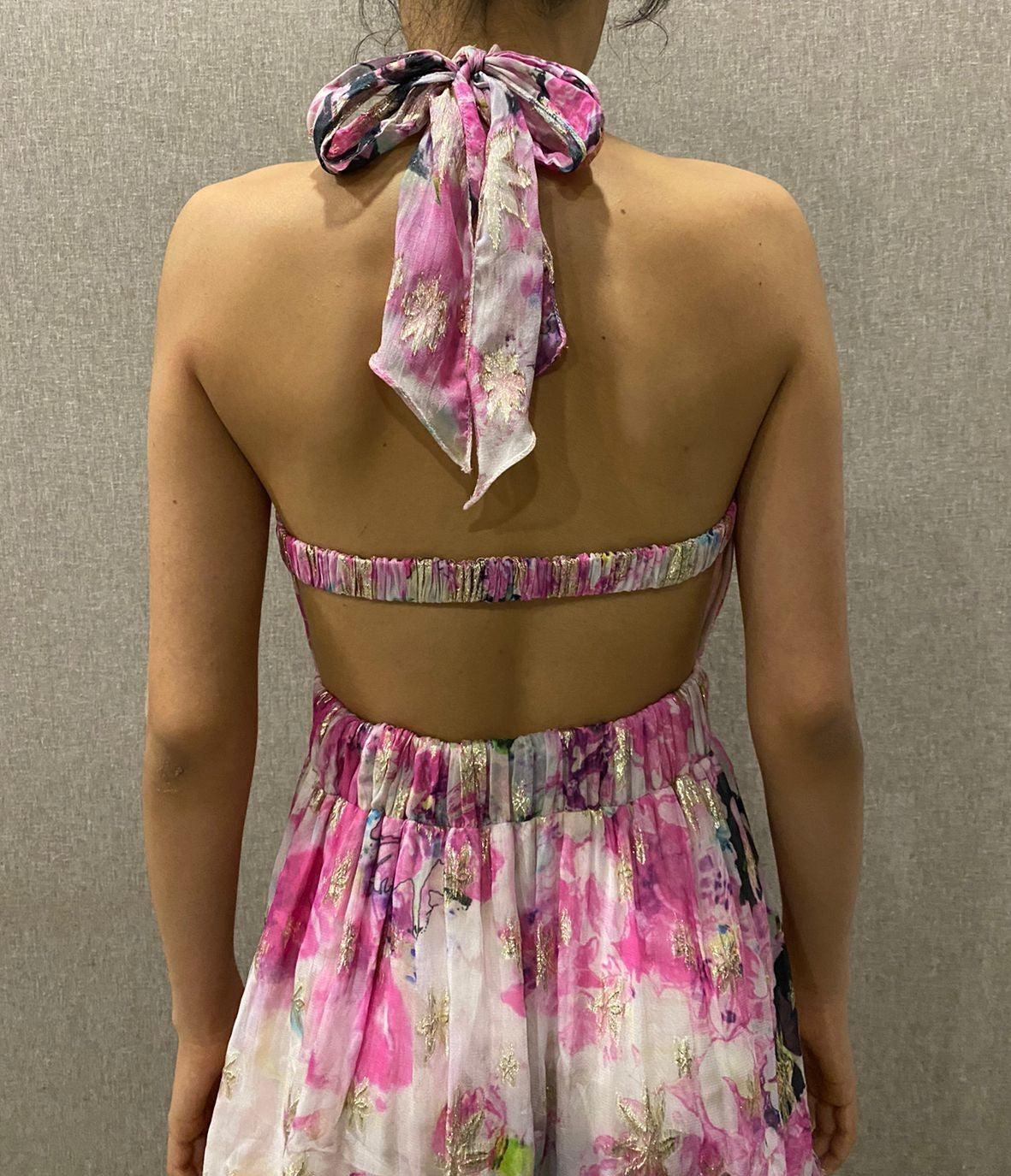 Rococo Sand | Tessa Long Dress | Pink Multi