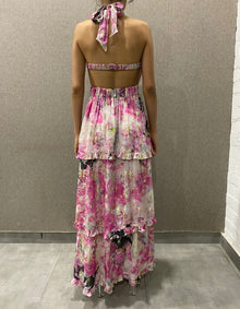Rococo Sand | Tessa Long Dress | Pink Multi
