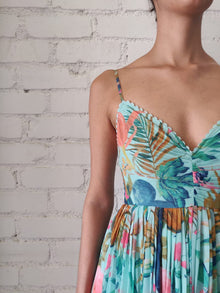 Rococo Sand | Zazu Short Dress | Mint Green Multi