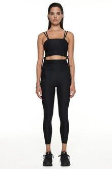 Muv Activewear | Ruched Top | Black