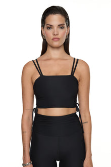 Muv Activewear | Ruched Top | Black
