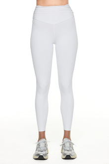 Muv Activewear | Ruched Leggings | White