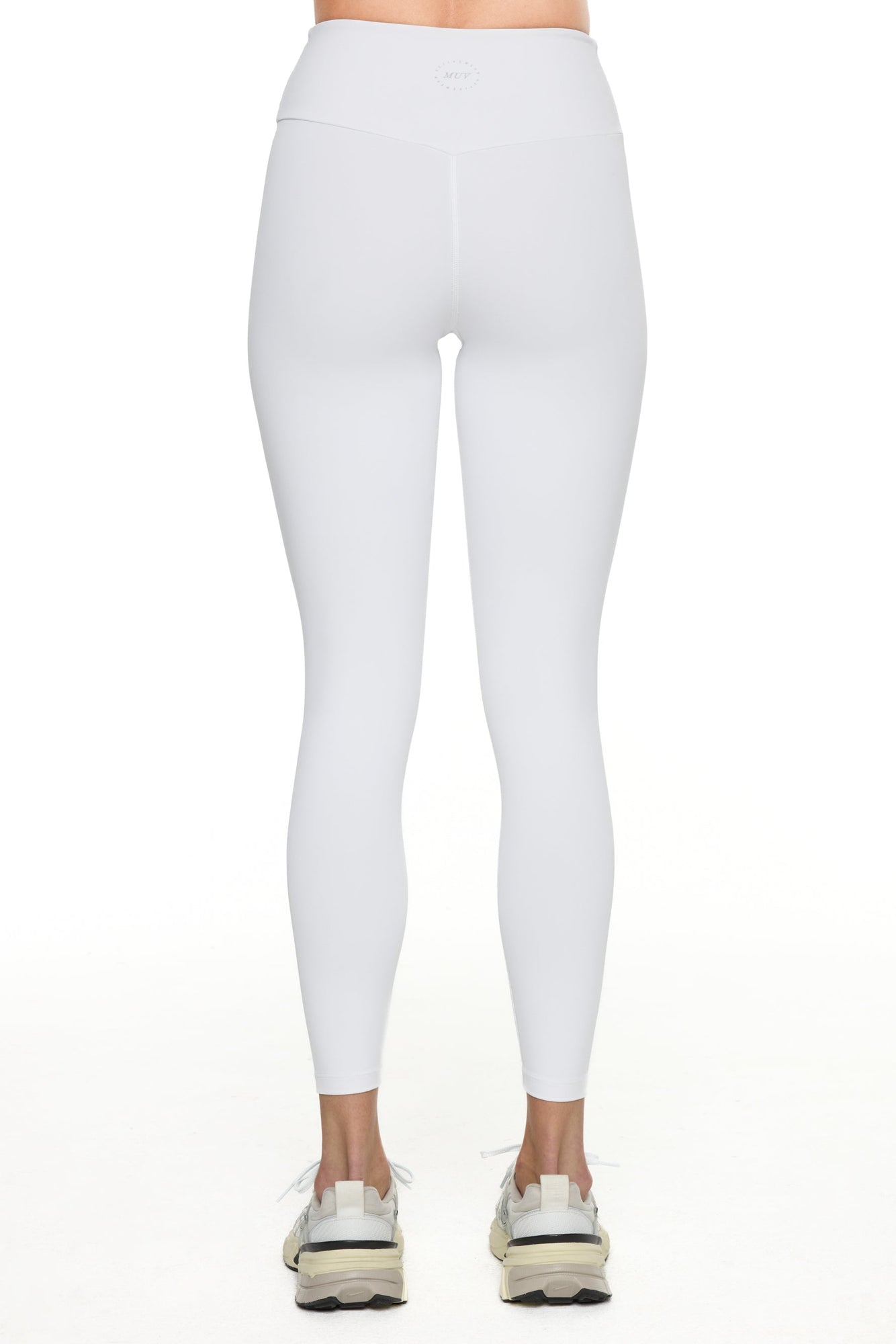 Muv Activewear | Ruched Leggings | White