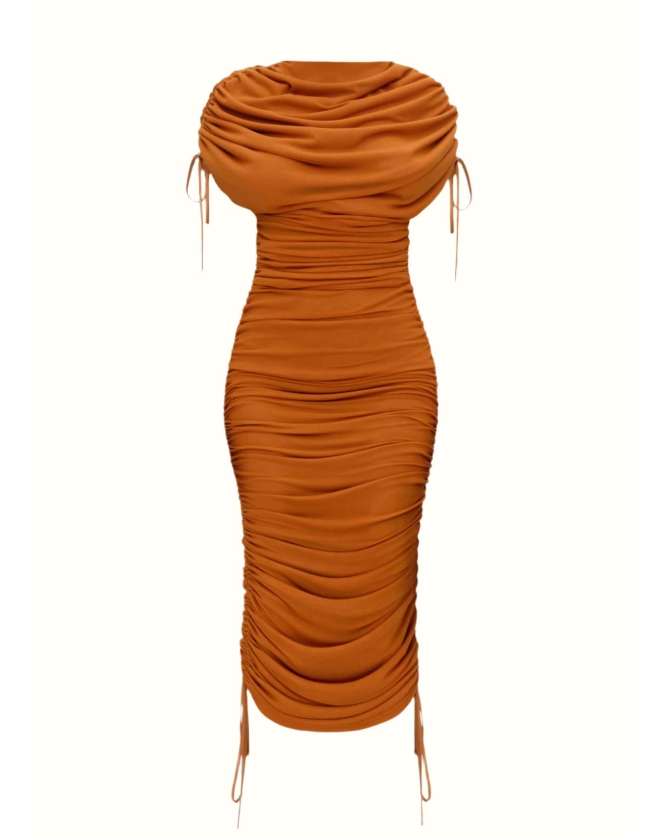 Ratu Mesh Dress | Caramel