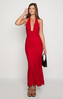 Raymin Maxi Dress | Red