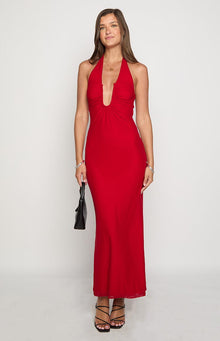 Raymin Maxi Dress | Red