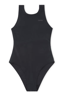 Recycled Solid Core Recycled Core Solid Sporty Swimsuit | Black