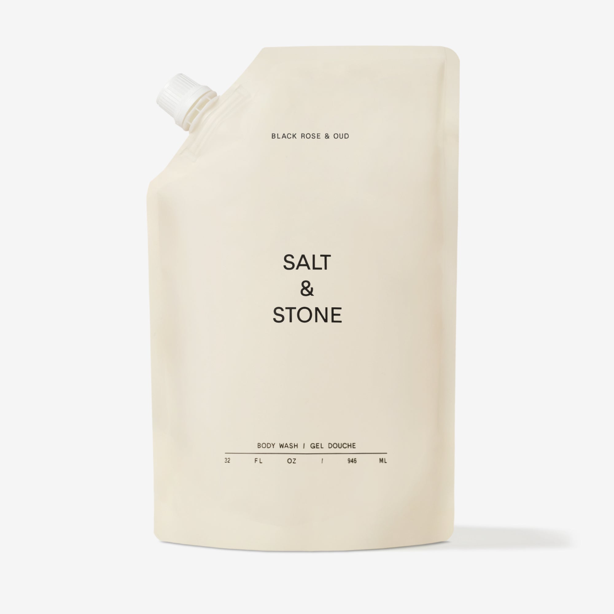 Body Wash Refillable Pouch | Black Rose & Oud | 32 FL OZ/946 ML