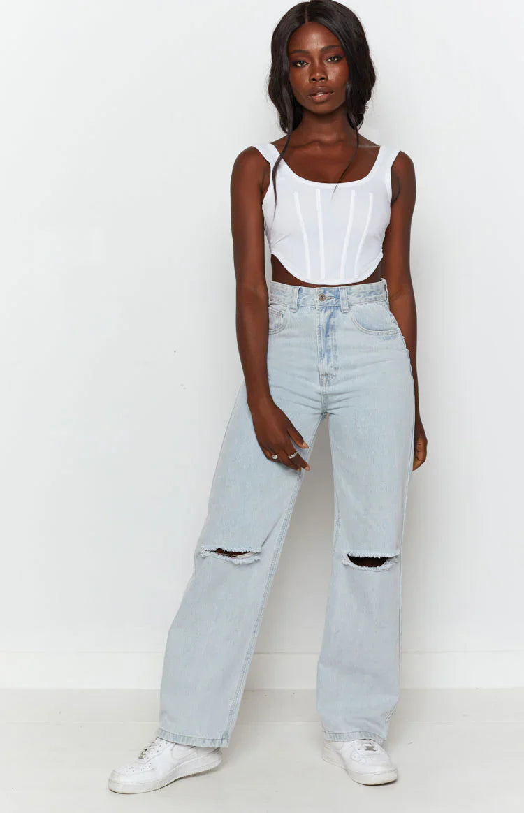Robin Wide Leg Jeans | Blue