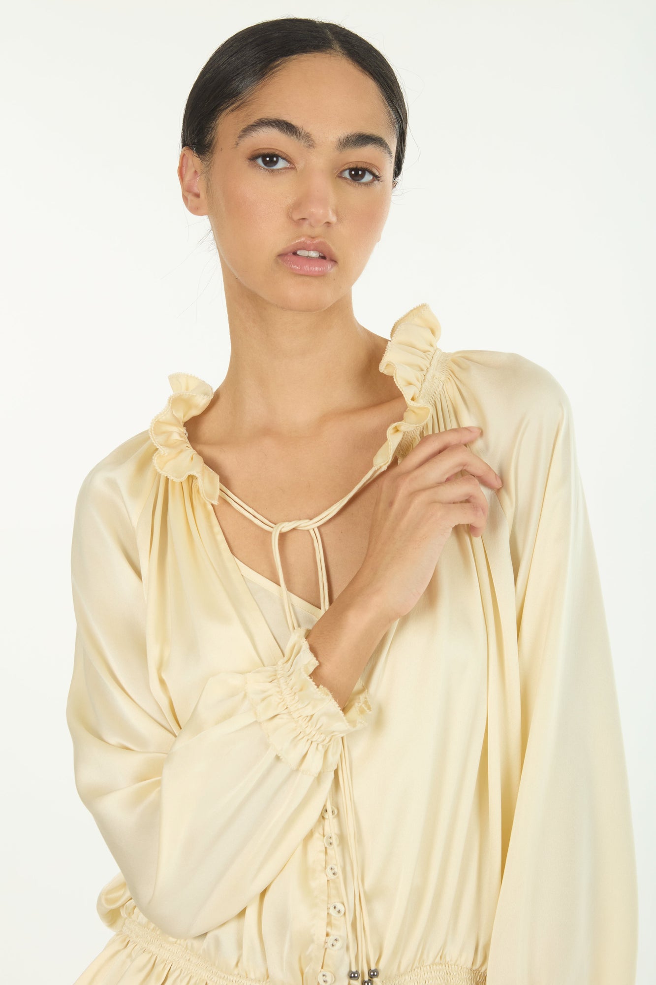 Romane Top | Vintage Creme