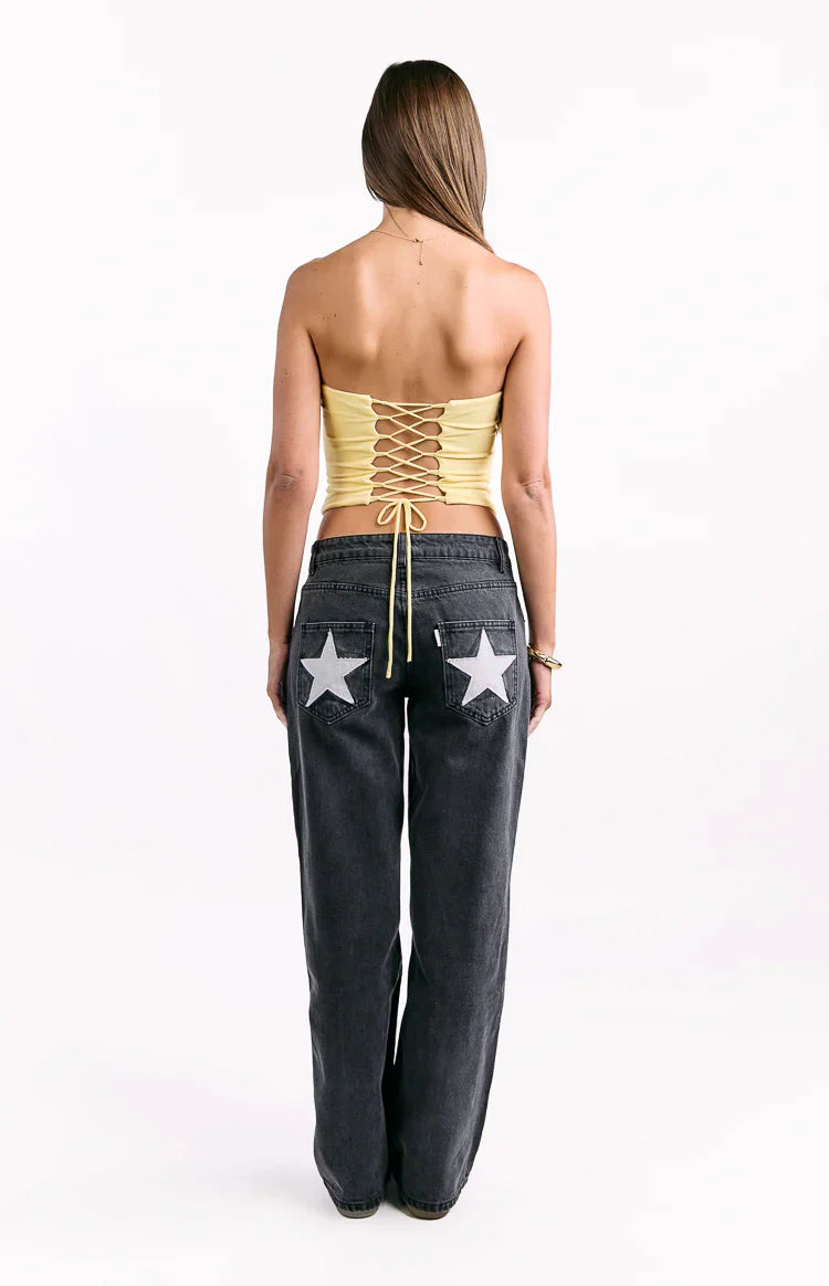 Romeo Corset Top | Yellow