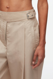Buckle Waistband Trouser | Khaki