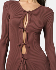 Women | Wren Tie Cardigan | Clay