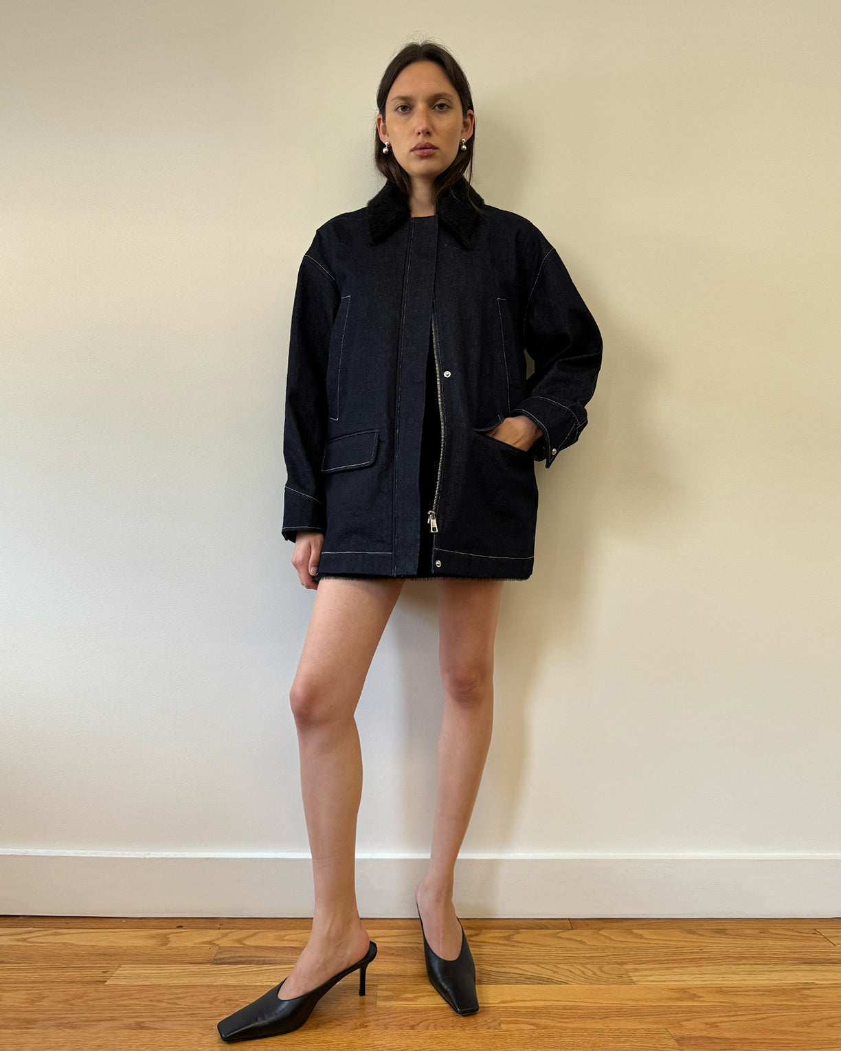 Women | Clive Workwear Jacket | Indigo