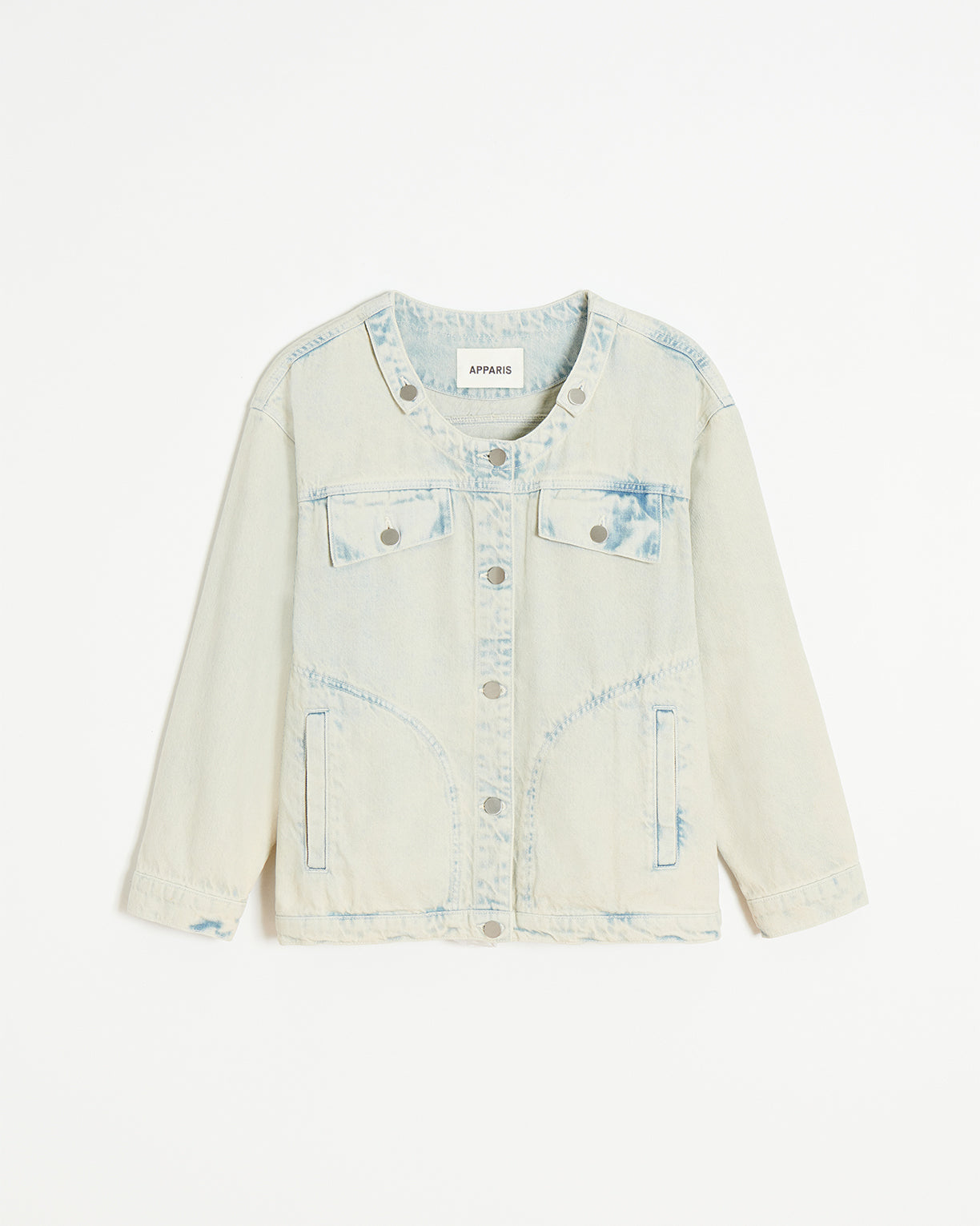 Women | Barlow Scoop Neck Jacket | Light Blue